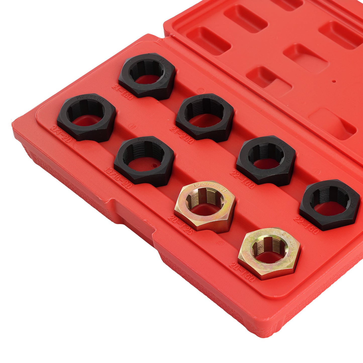 8pc Axle Die Tool compatible for FWD Vehicles M24X2.0 M22X1.5 M20X1.25 Thread Repair Steel