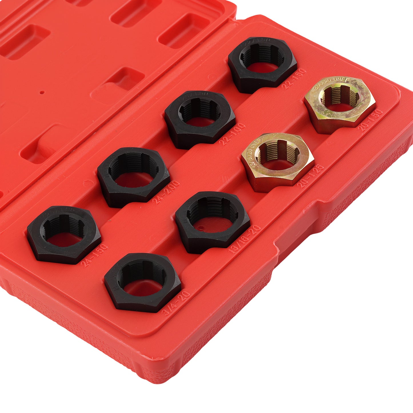 8pc Axle Die Tool compatible for FWD Vehicles M24X2.0 M22X1.5 M20X1.25 Thread Repair Steel