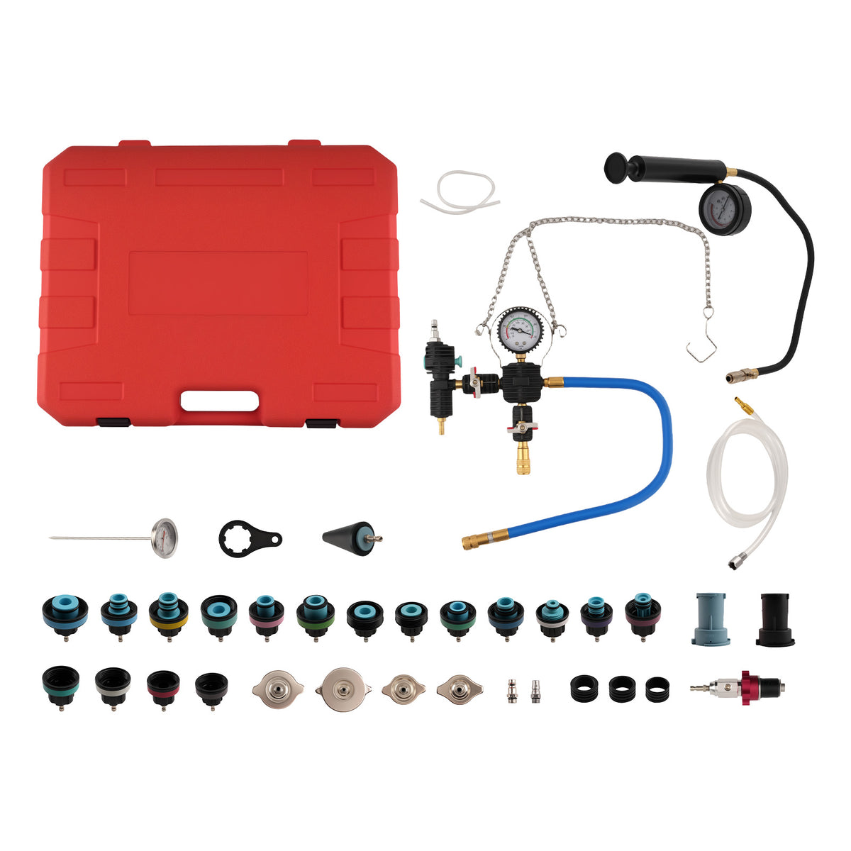 Professional Cooling System Pressure Tester compatible For Toyota Honda Ford BMW VW