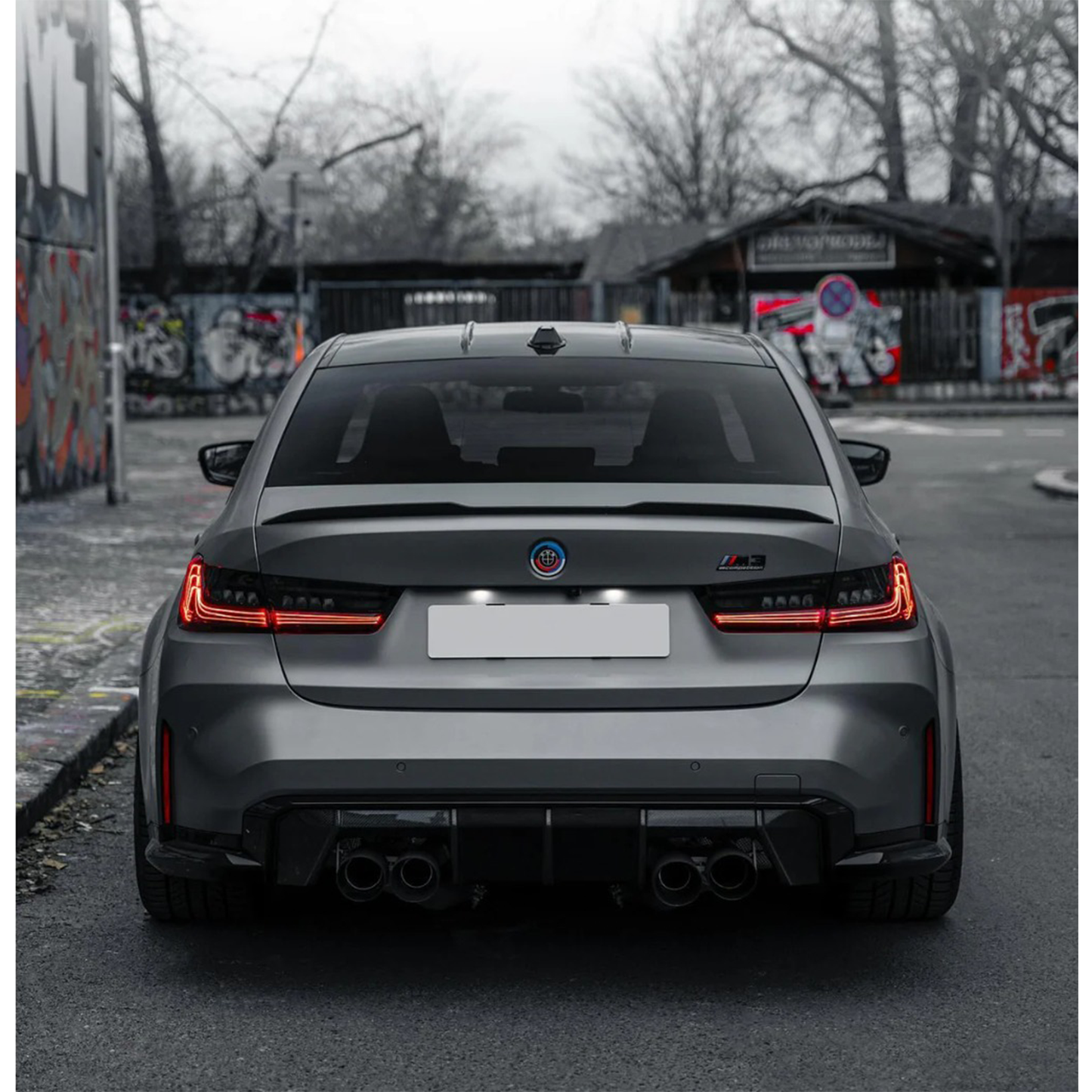 CSL Style Laser Taillights for BMW G80 M3 G20 3 Series