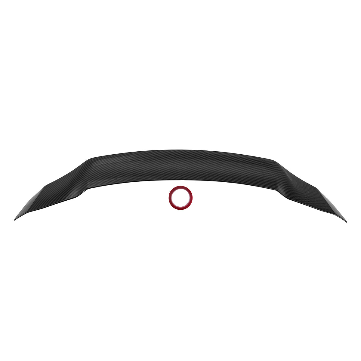 Trunk Lip Spoiler Wing compatible For Honda Accord 10th Sedan 18-22 Carbon Fiber Black QME