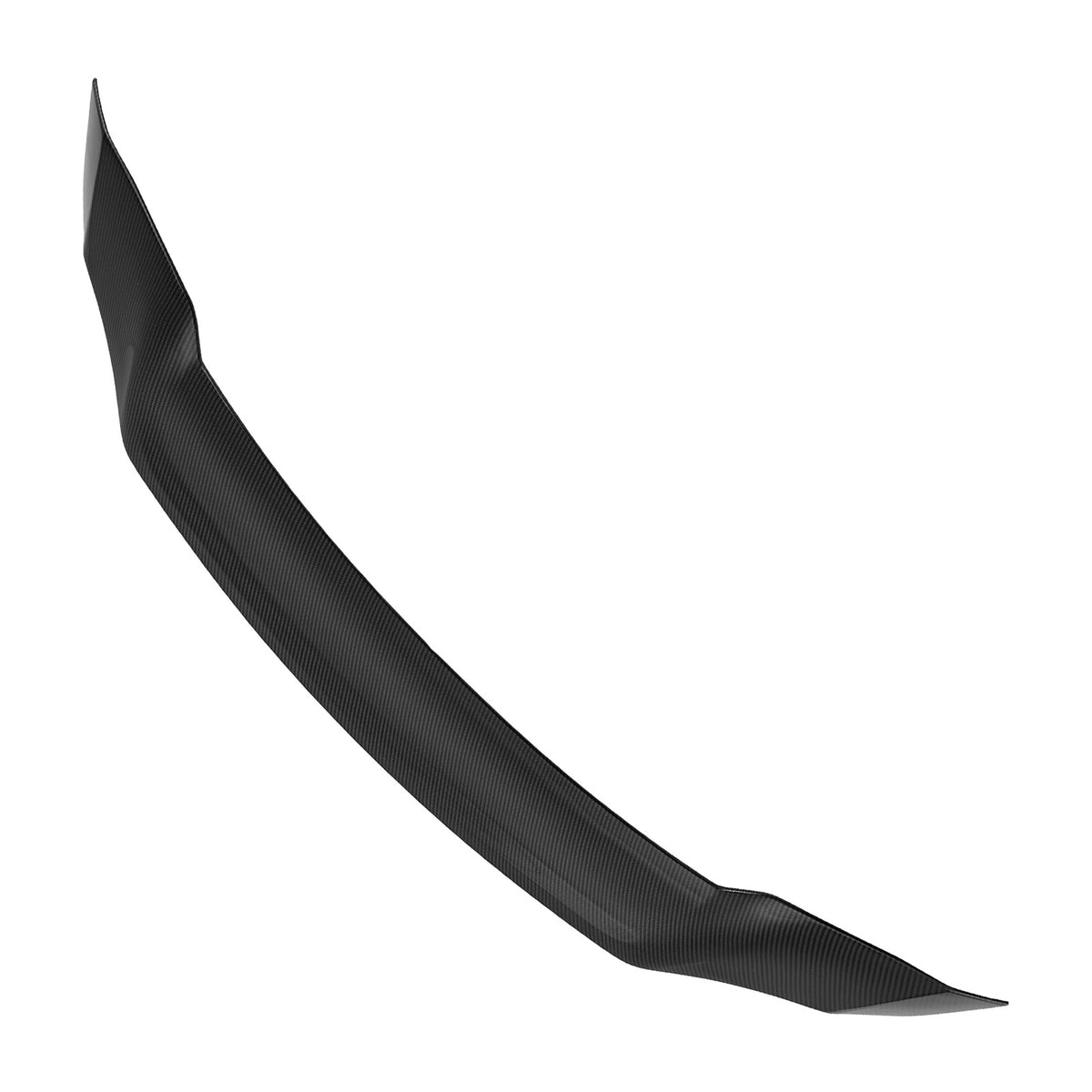 Trunk Lip Spoiler Wing compatible For Honda Accord 10th Sedan 18-22 Carbon Fiber Black QME