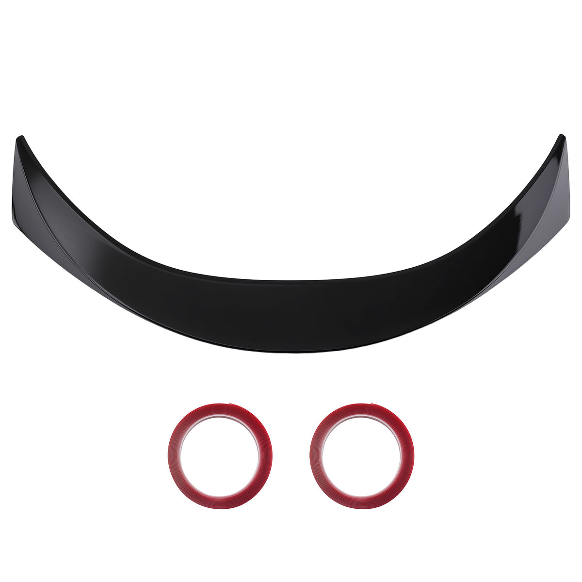 ABS Rear Wing Spoiler compatible For Toyota Corolla 2019-2023 JDMStyle Glossy Black Mount