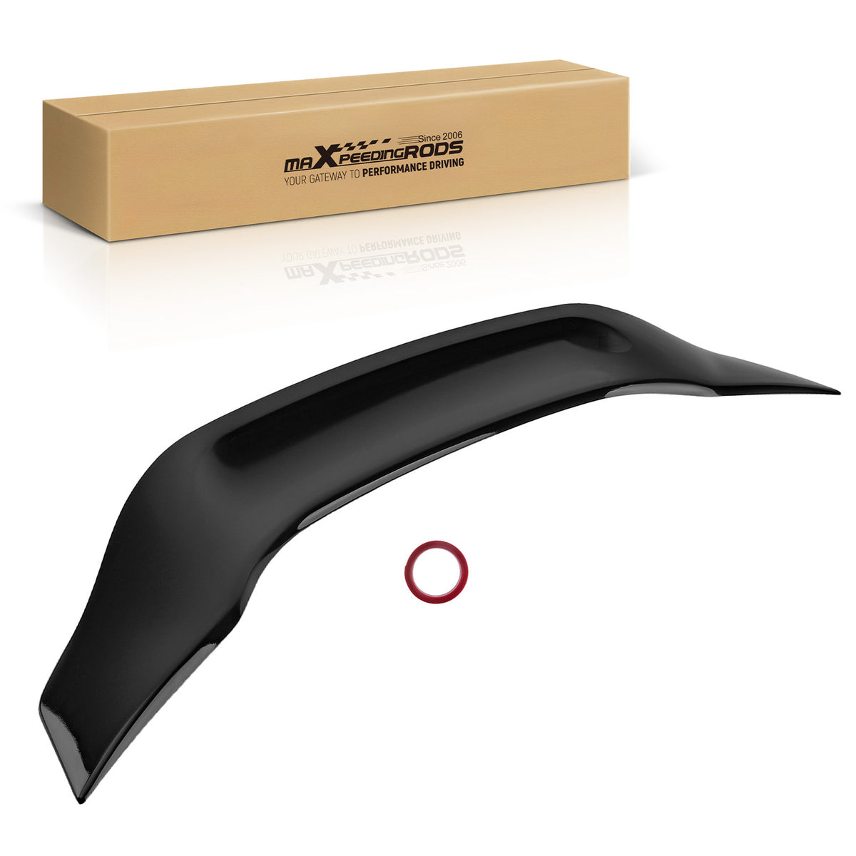 Rear Trunk Spoiler Wing Lip compatible For Toyota Corolla 4 Door Sedan 2020-2024 Black ABS