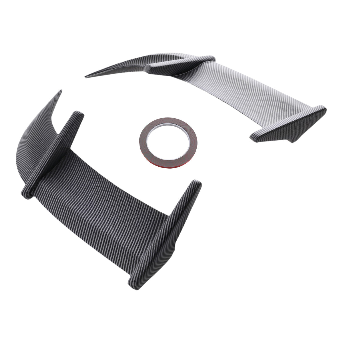 2x Rear Roof Spoiler Wing Kit compatible For VW Golf MK6 GTI R20 2010 2011 2012-2013