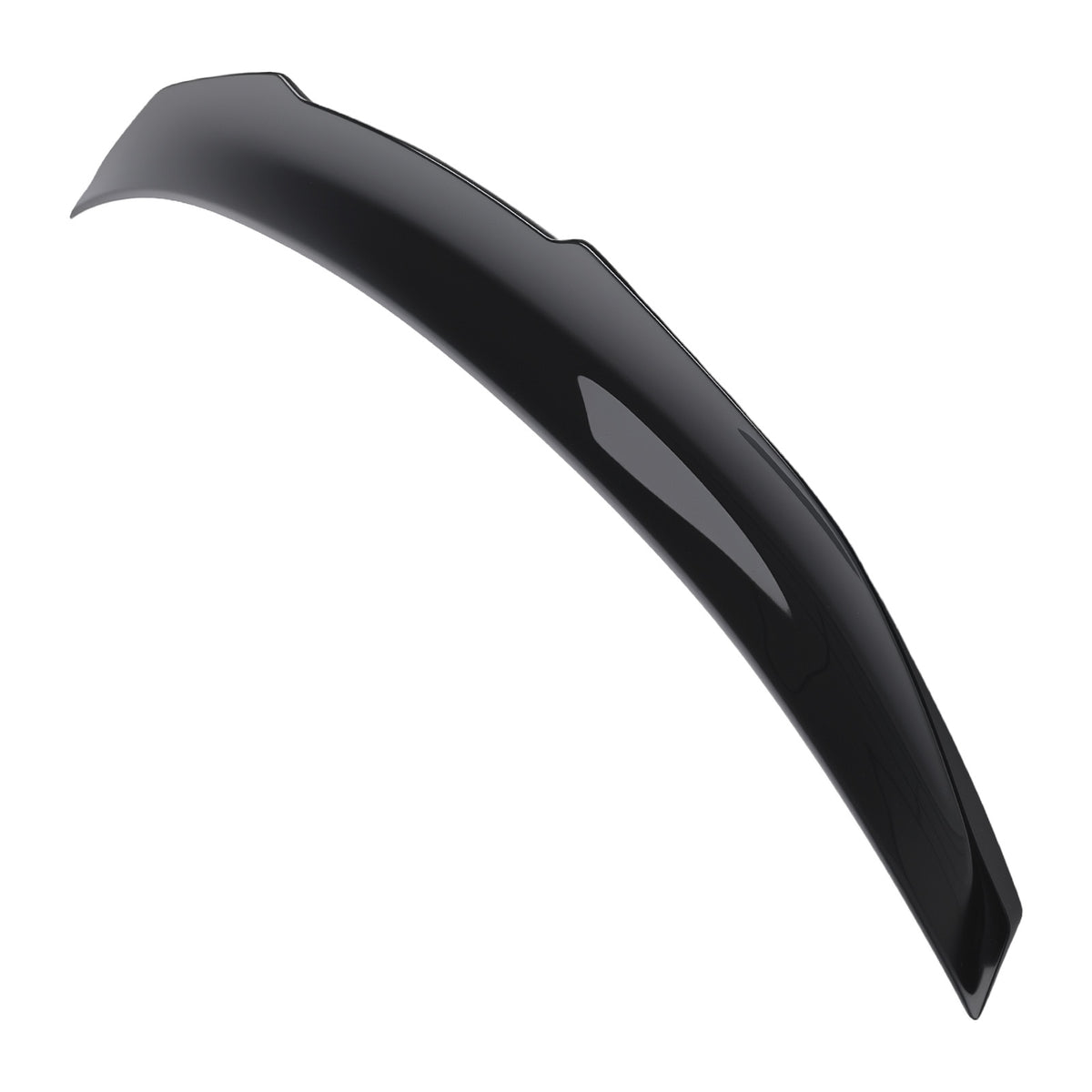 Black Trunk Spoiler Wing Lip compatible For Infiniti Q50 2014-2024 Painted ABS Plastic
