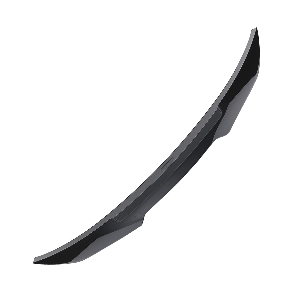 Black Trunk Spoiler Wing Lip compatible For Infiniti Q50 2014-2024 Painted ABS Plastic