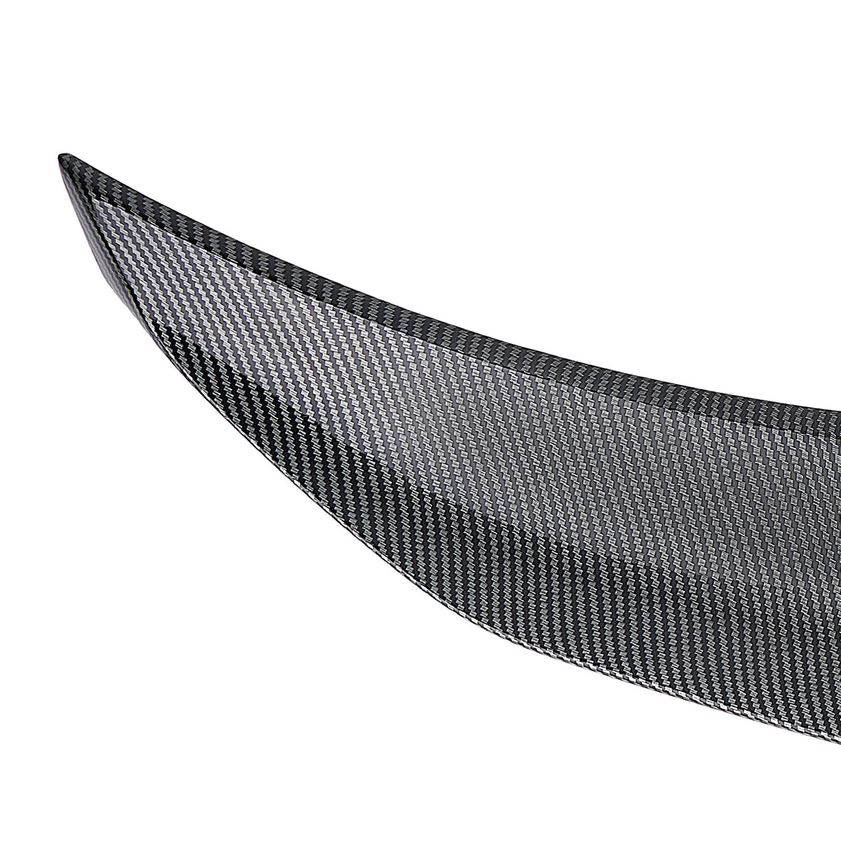 Rear Trunk Spoiler Wing Lip compatible For Infiniti Q50 14-23 2024 PSM Carbon Fiber Look