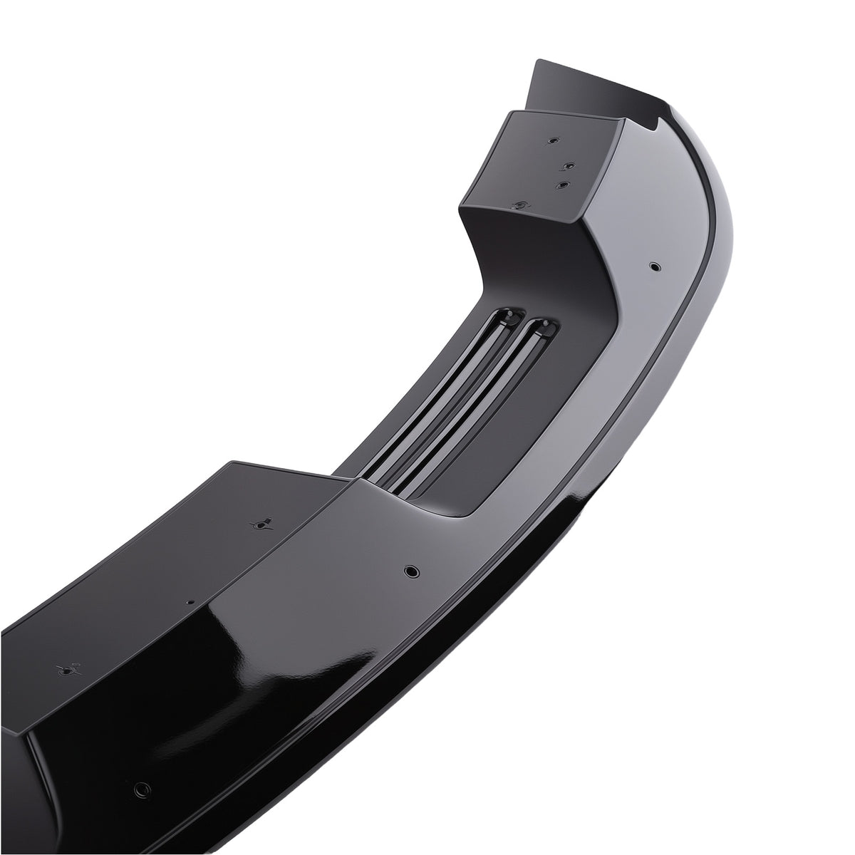 Rear Spoiler Wickerbill compatible For Ford Mustang 2Door 2015 2016-2022 Gloss Black