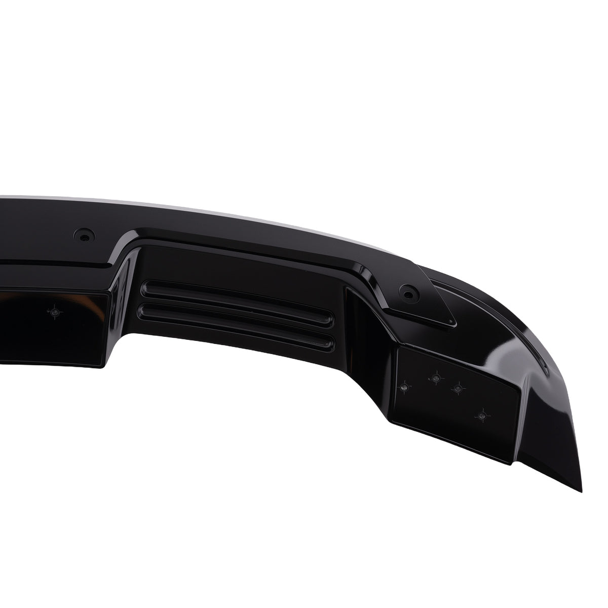 Rear Spoiler Wickerbill compatible For Ford Mustang 2Door 2015 2016-2022 Gloss Black