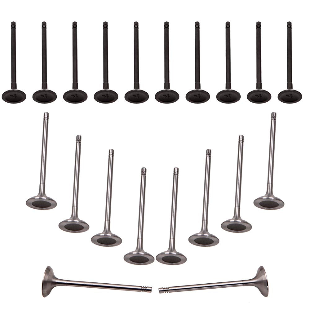 20pcs Intake Exhaust Valves compatible For Volvo S40 S60 2.5L L5 T5 S70 S80 Engine Valve