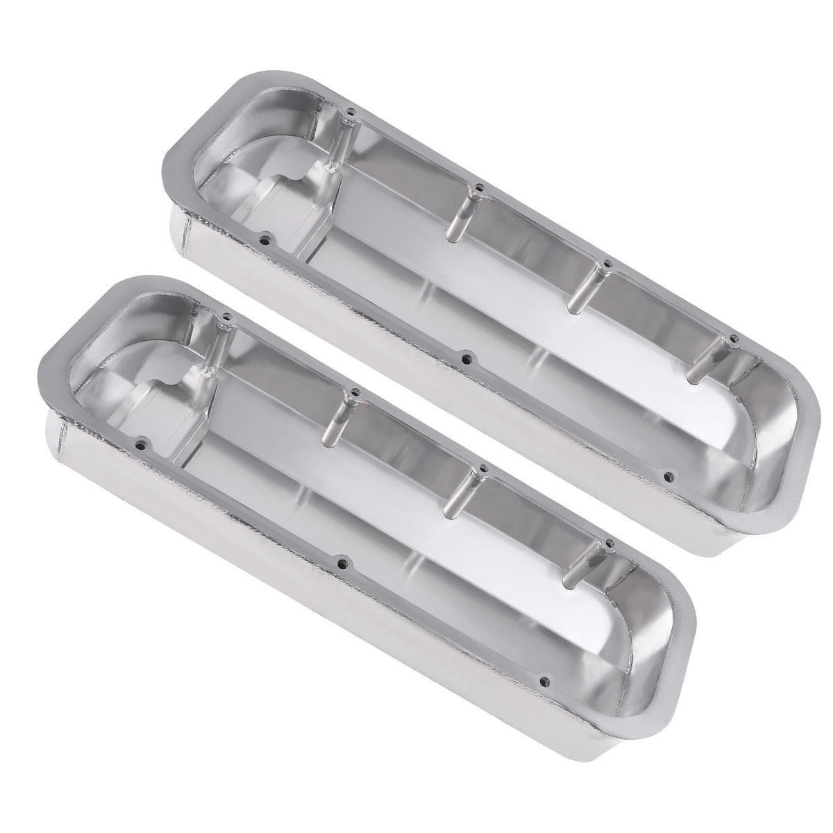 Fabricated AluminumValve Covers Center Bolt For Big Block compatible For Chevy 396 402