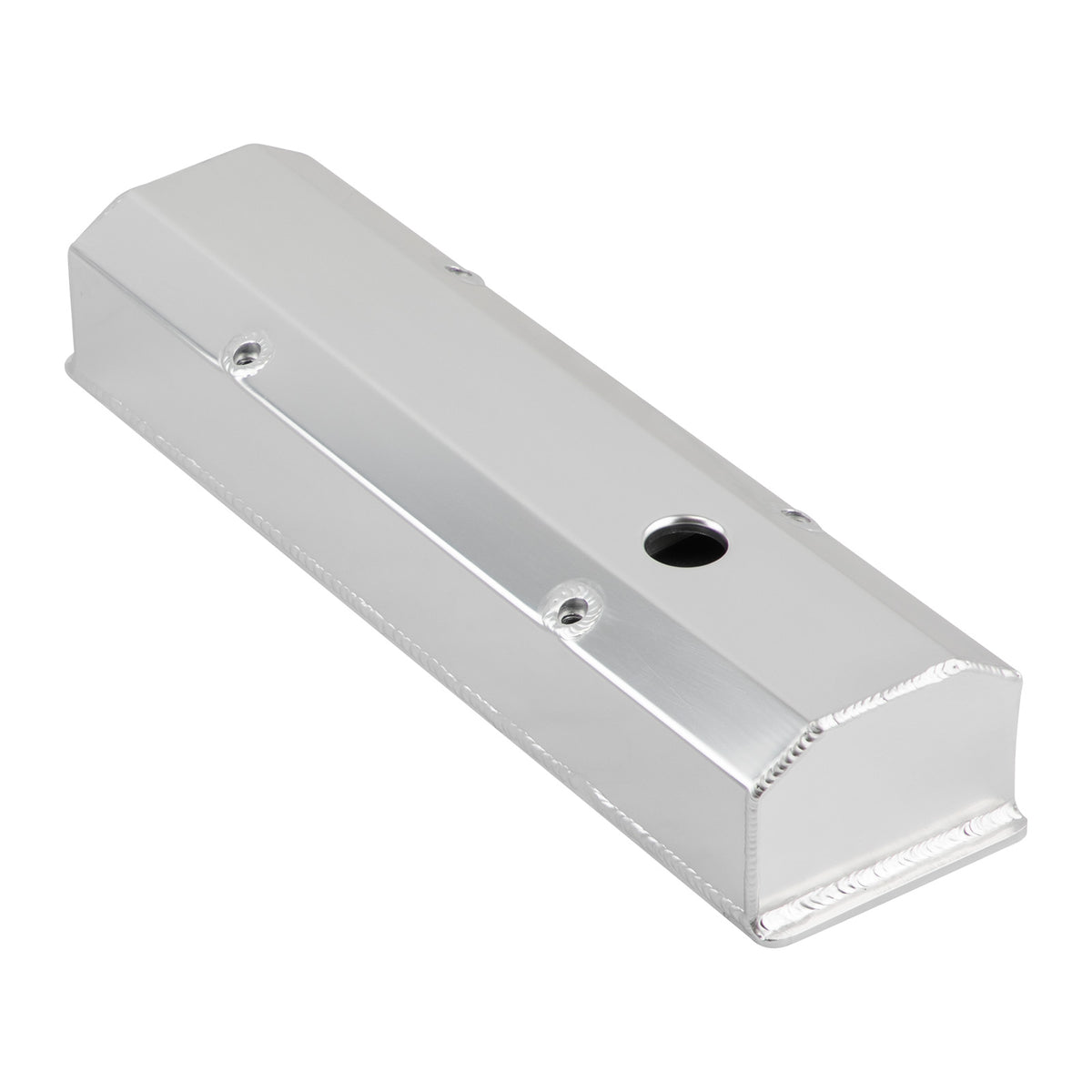For Small Block compatible For Chevy-SATIN Fabricated Aluminum Valve Covers 58-86 SBC 283 302