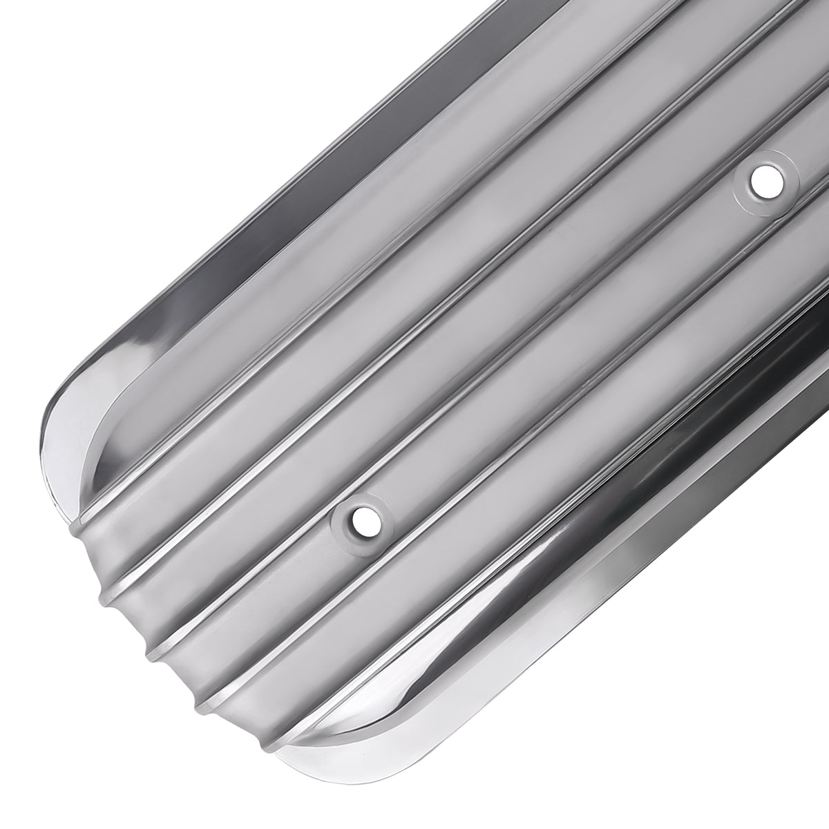 2xFabricated Aluminum Valve Covers Center Bolt For SBC Small Block compatible For Chevy engines