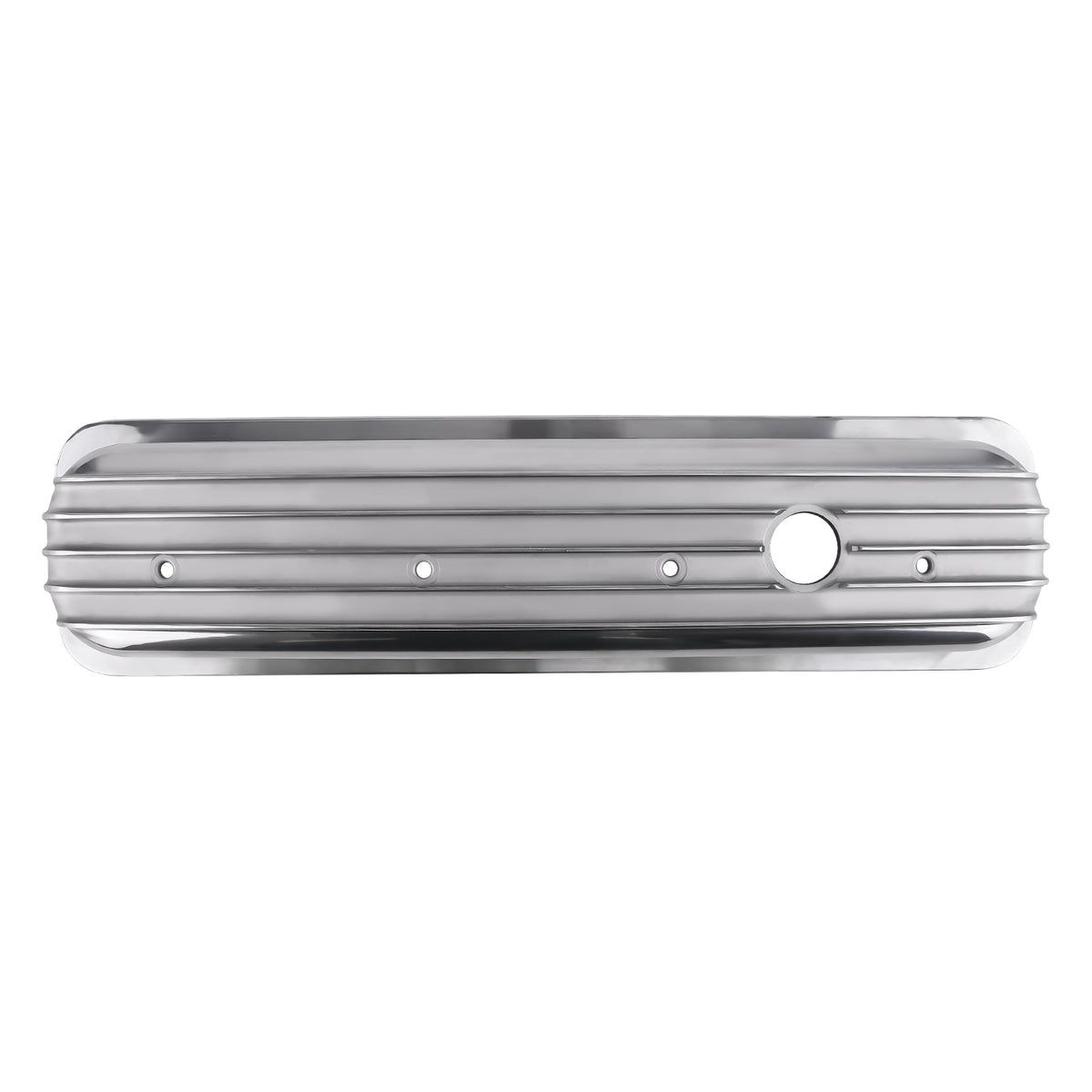 2xFabricated Aluminum Valve Covers Center Bolt For SBC Small Block compatible For Chevy engines