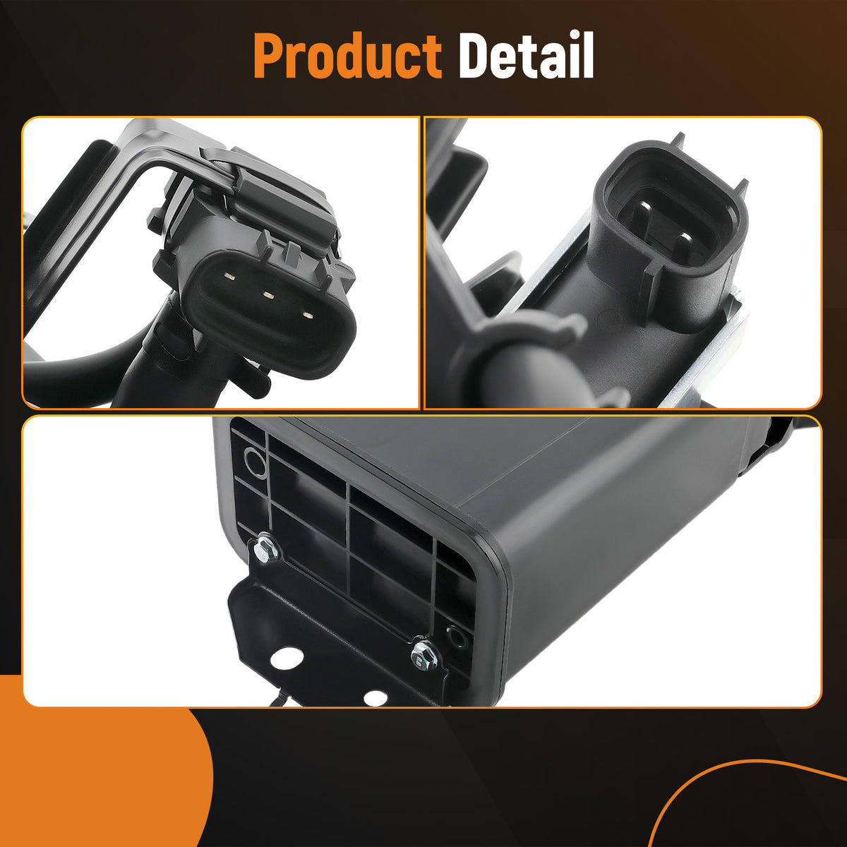 EVAP Vapor Canister Assembly compatible For Toyota Avalon compatible For Camry Solara 911-630 VC4028 Black