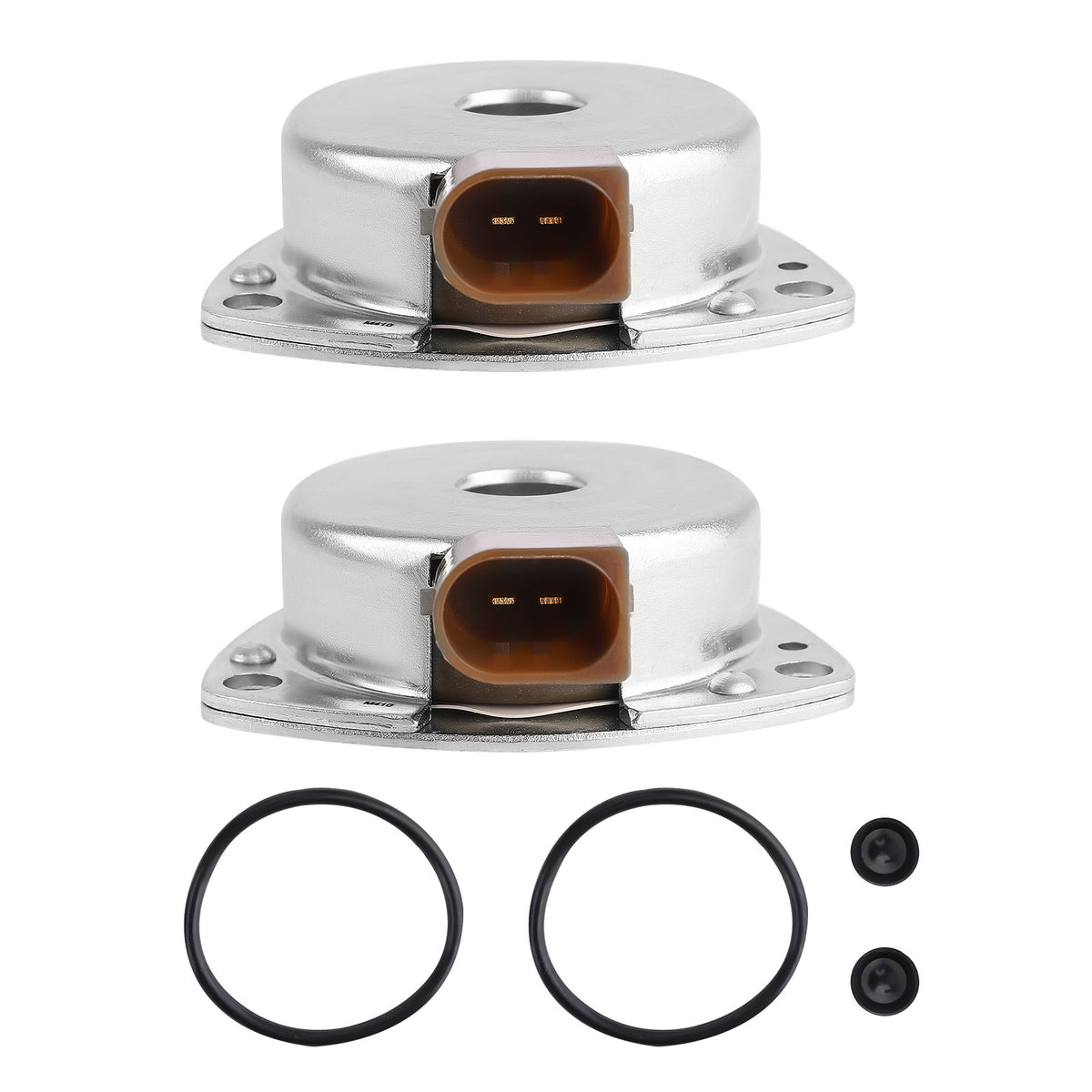 Pair VVT Camshaft Adjuster Magnet For 03-05 compatible For Mercedes-Benz C230 W203 1.8L