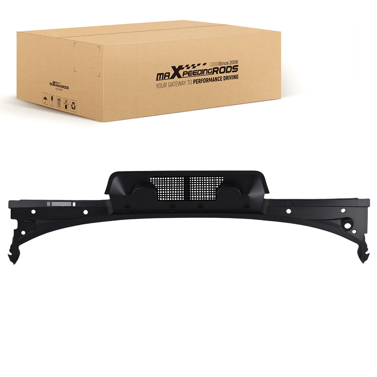 Cowl Panel Cover compatible For BMW E36 318i 323i 325i 1992-1999 51711977677 Black