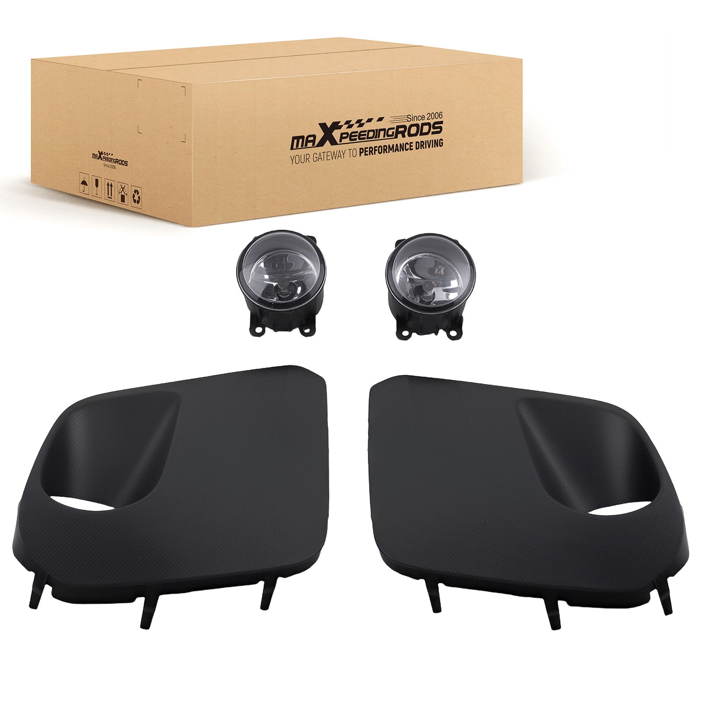 Pair Fog Lights compatible For Subaru Forester Base, Convenience, Premium Models 2019-2021