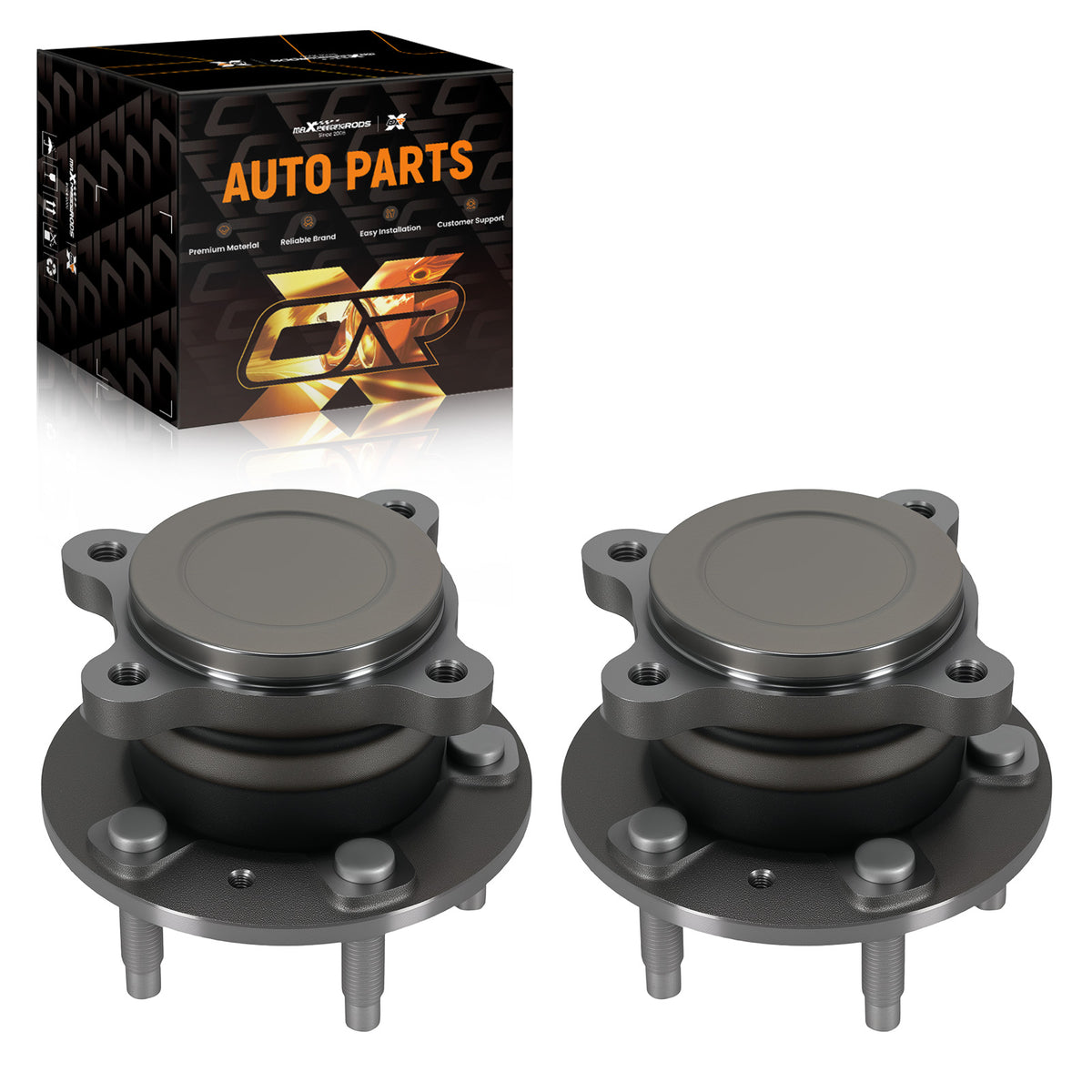 Rear Left Right Wheel Hub Bearing compatible For Chevrolet Cruze 2016-2019 512589