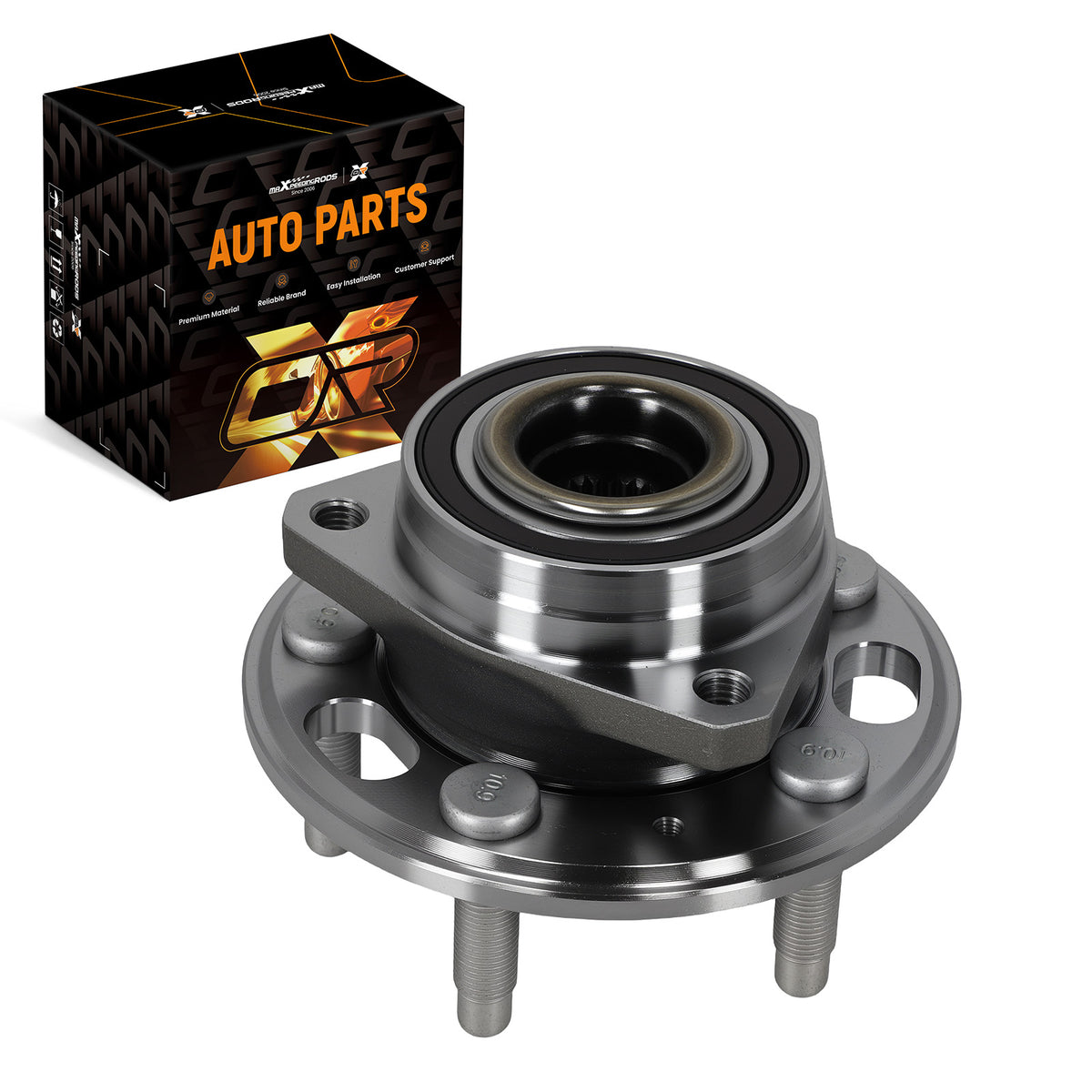 Front Left Right Wheel Bearing Hub compatible For Chevrolet Equinox 2010-2017 513288 5 Lugs