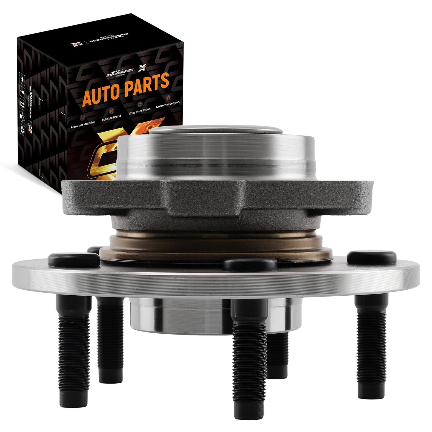 Front Wheel HubBearing compatible For DODGE RAM 1500 2002-2008 Triangle Flange 515072
