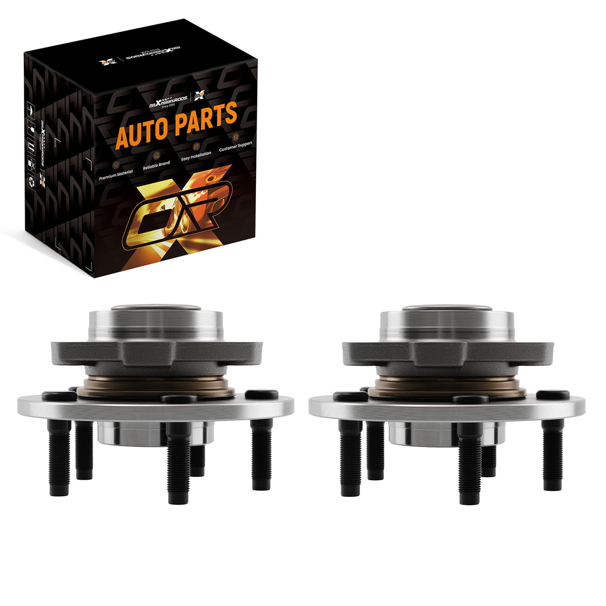 2pcs Front Left Right Wheel Hub Bearing Assembly compatible For RAM 1500 02-08 515072