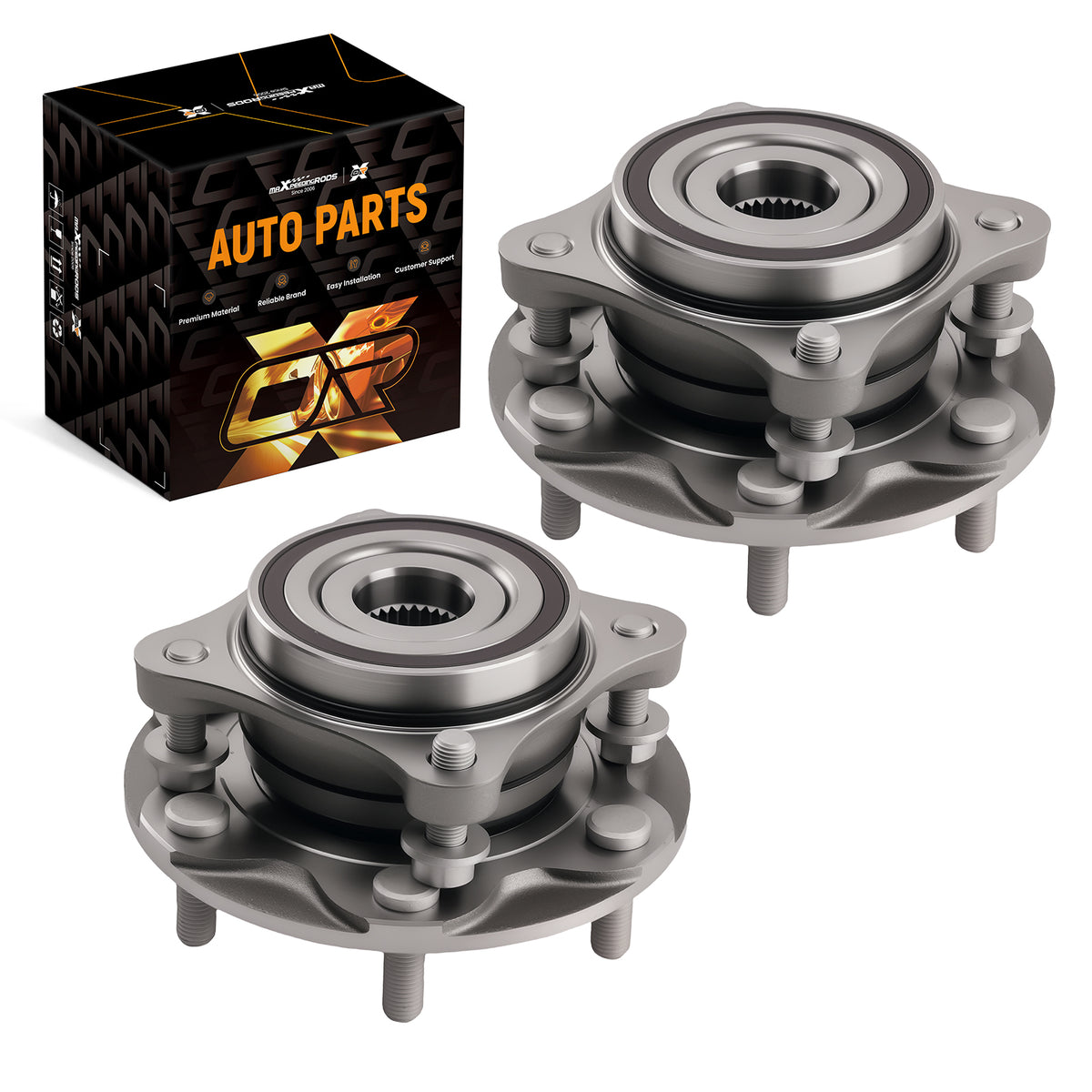 Front Wheel Hub Assembly compatible For Toyota 4Runner 4WD 2003-2021  43502-35220 950001