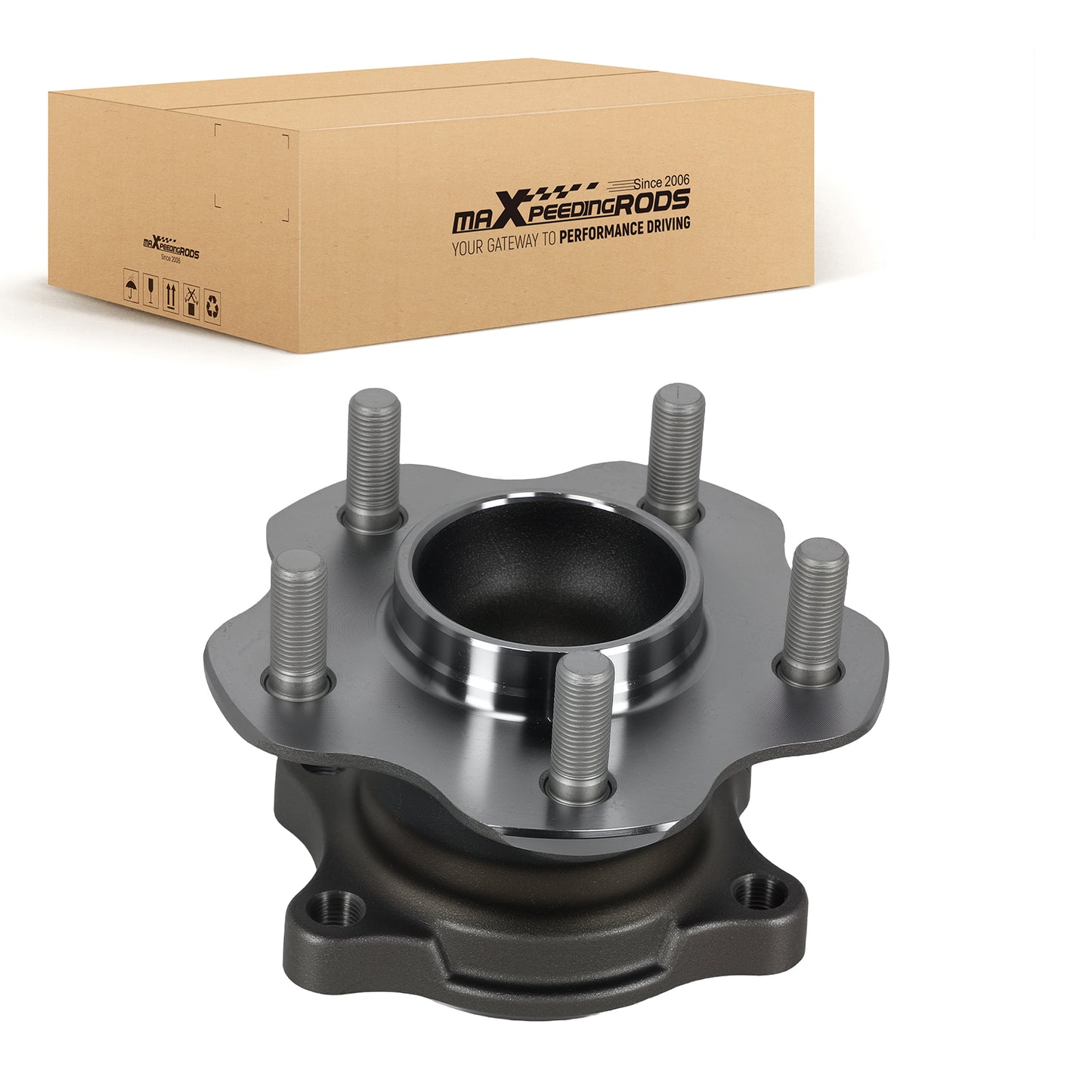 5 Bolts Rear LH RH Wheel Hub compatible For Nissan Altima Maxima Quest 02-09 512201