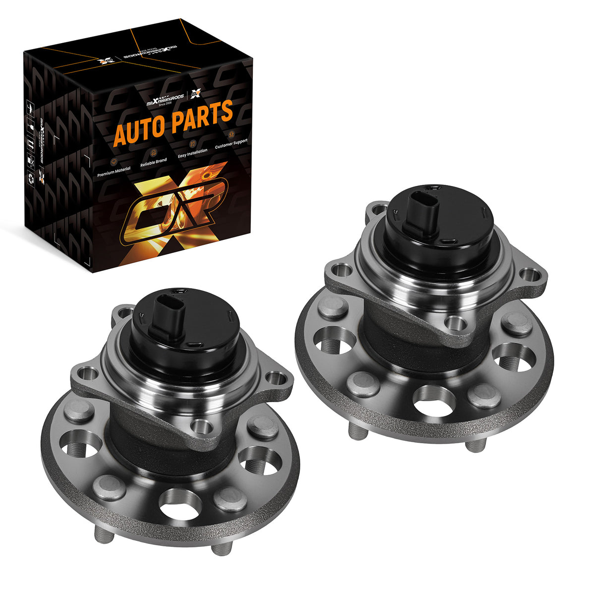 Rear Wheel Bearing Hub Assembly compatible For Toyota Sienna 2004-2010 0516144 ABS