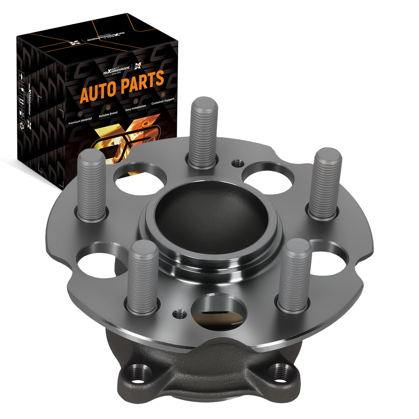 Rear LH RH Wheel Bearing Kit compatible For Honda Odyssey 2005-2016 B735-0355 4-Bolt Square