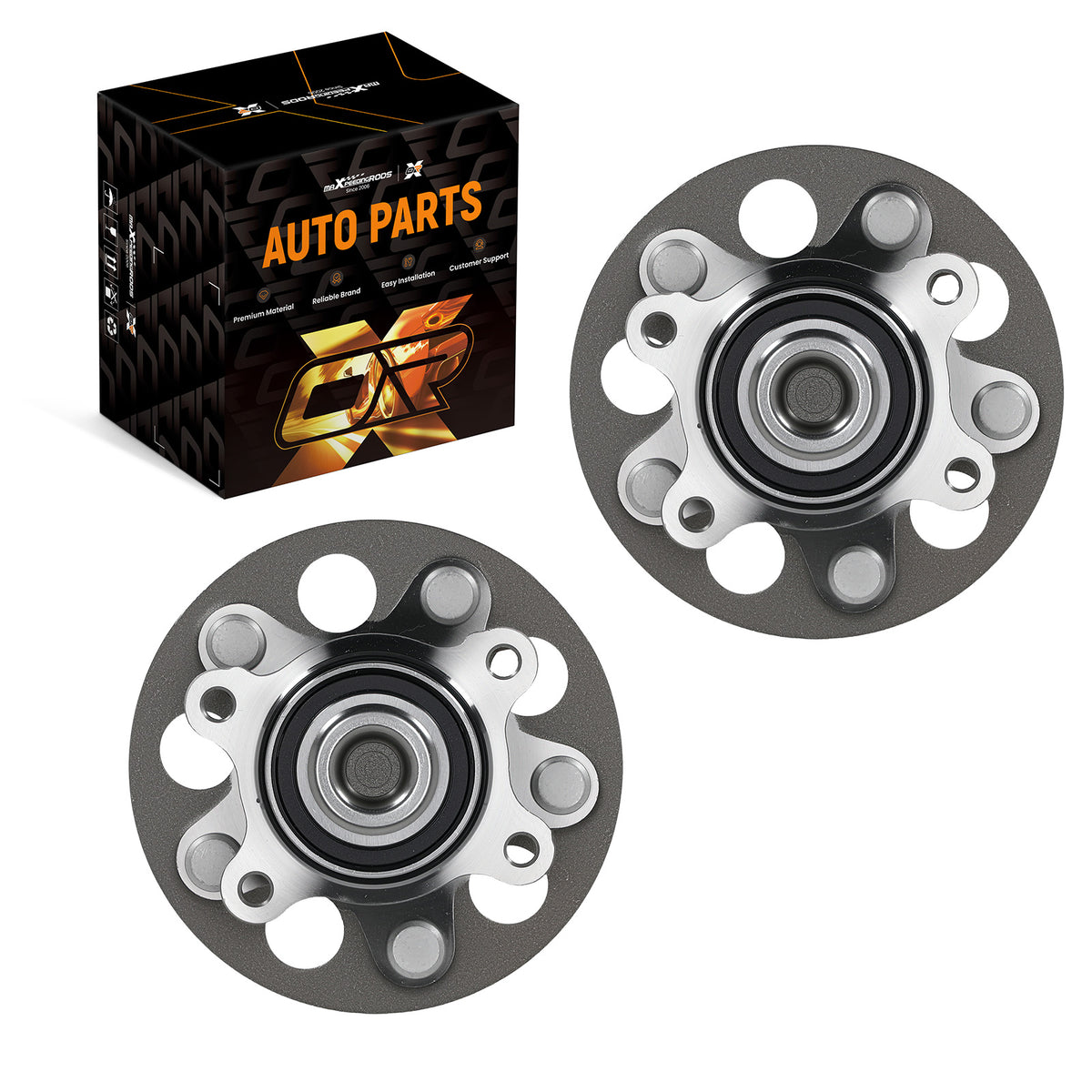 5 Stud Rear LH RH Wheel Hub compatible For Honda Civic GX/Hybrid 2006-2012 BR930629 Square