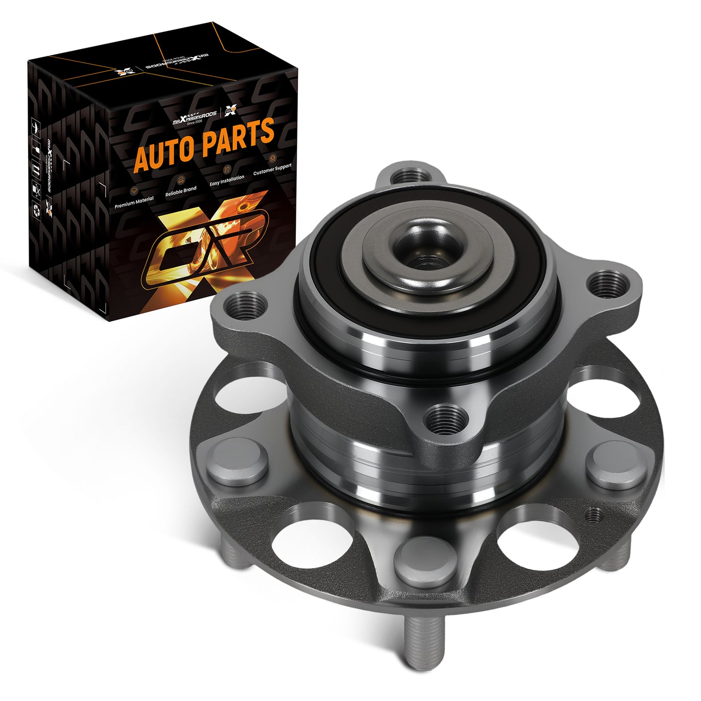 Rear Wheel Hub Bearing Assembly compatible For Honda Accord TSX 08-14 512353 ABS Component