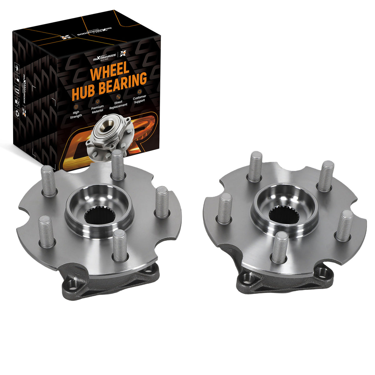 5 Bolt Wheel Hub Bearing Assembly compatible For Lexus NX200t NX300h HA590201 512374