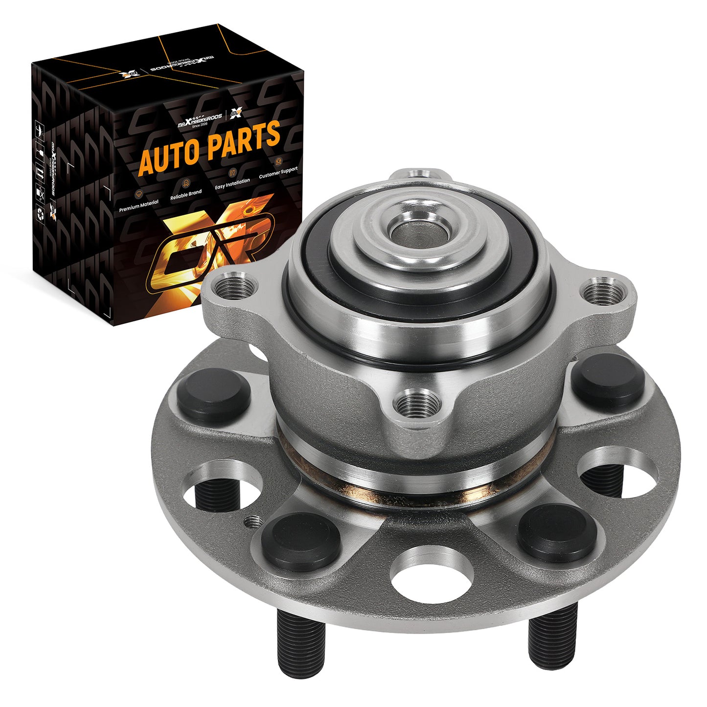 Rear Left Right Wheel Bearing Hub Assembly compatible For ACURA TL 2009-2014 512391 ABS