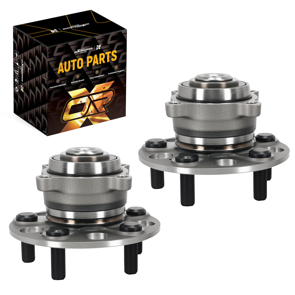 Rear Wheel Bearing Hub Assembly compatible For ACURA TL 2009-2014 42200TK4A01 ABS