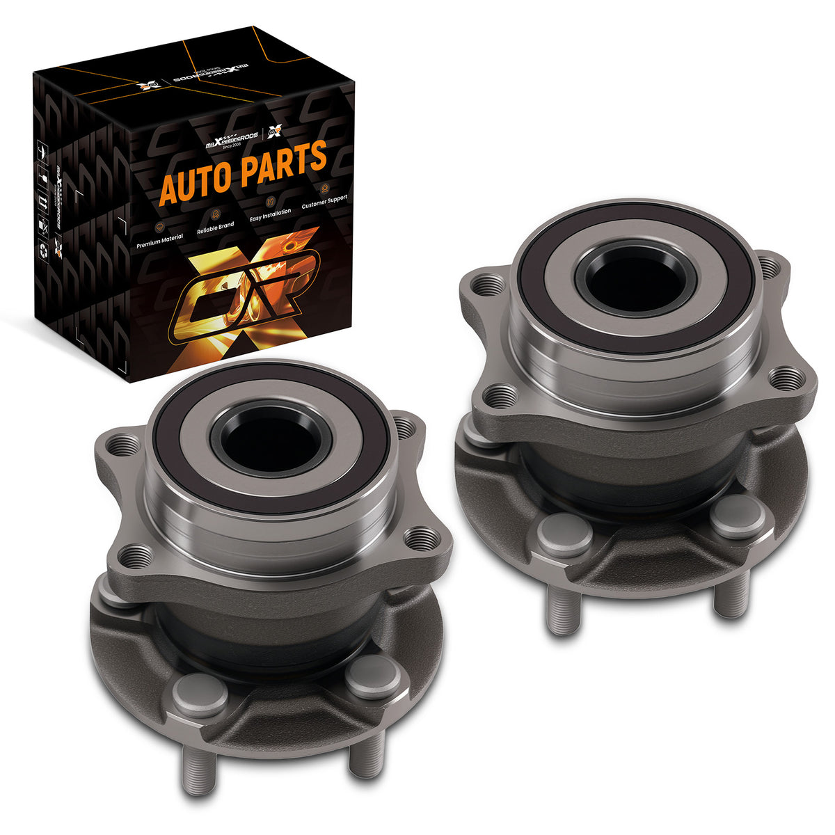 2x 5 Lug Wheel Hub Bearing compatible For Toyota 86 compatible For Scion FR-S 2013-2019 512401 WA512401