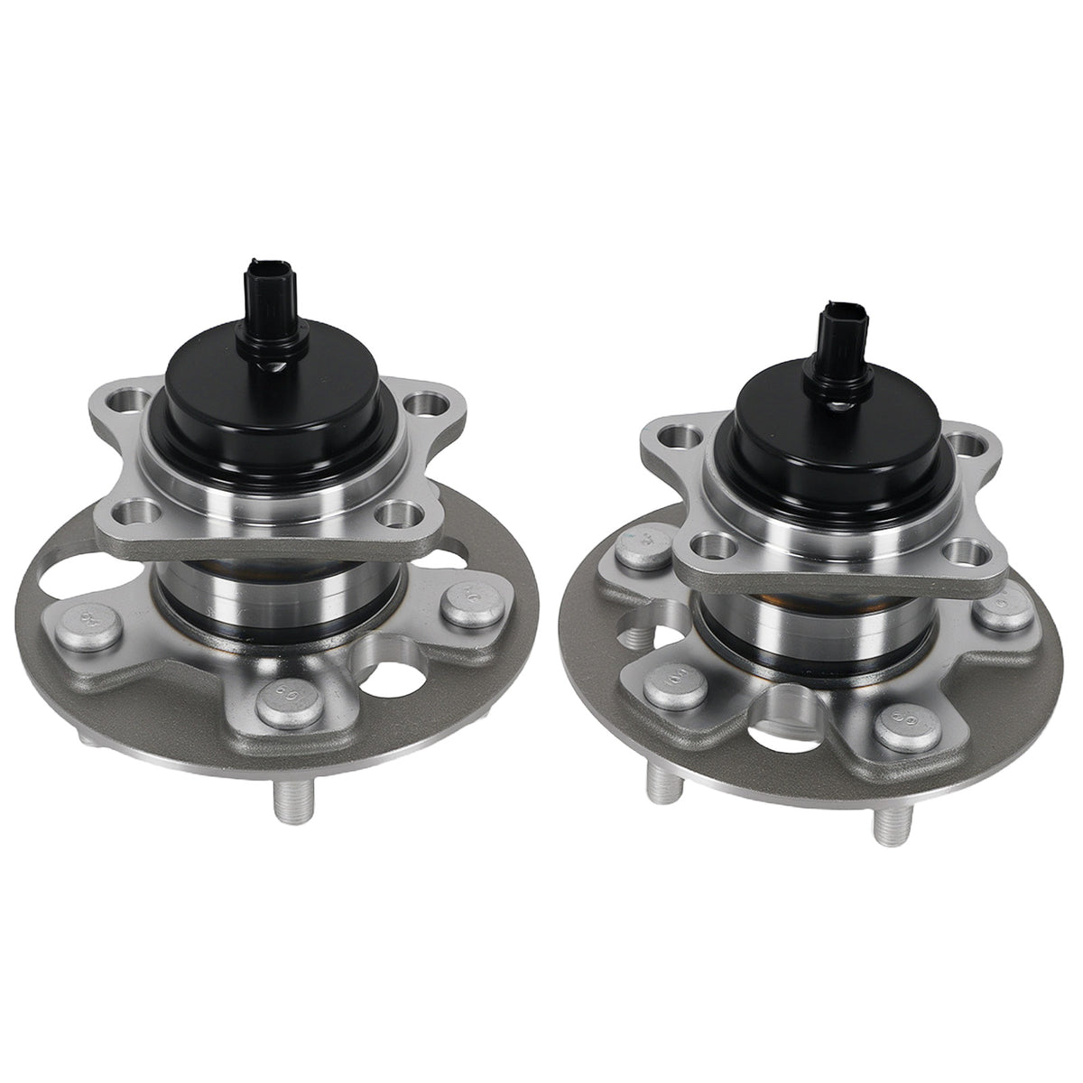 Pair 5 Bolt Rear Wheel Hub Assembly compatible For Scion XB 2008-2015 HA590366 ABS