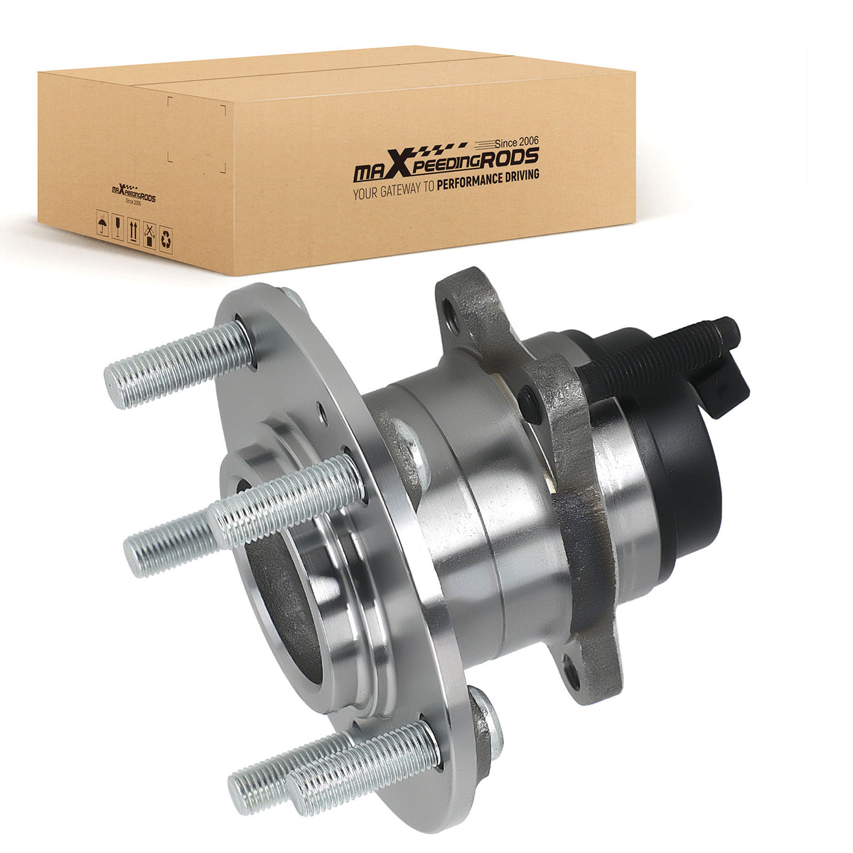 1x Rear Wheel Hub Bearing Assembly compatible For KIA Forte5 2012-2013 512436 w/ABS