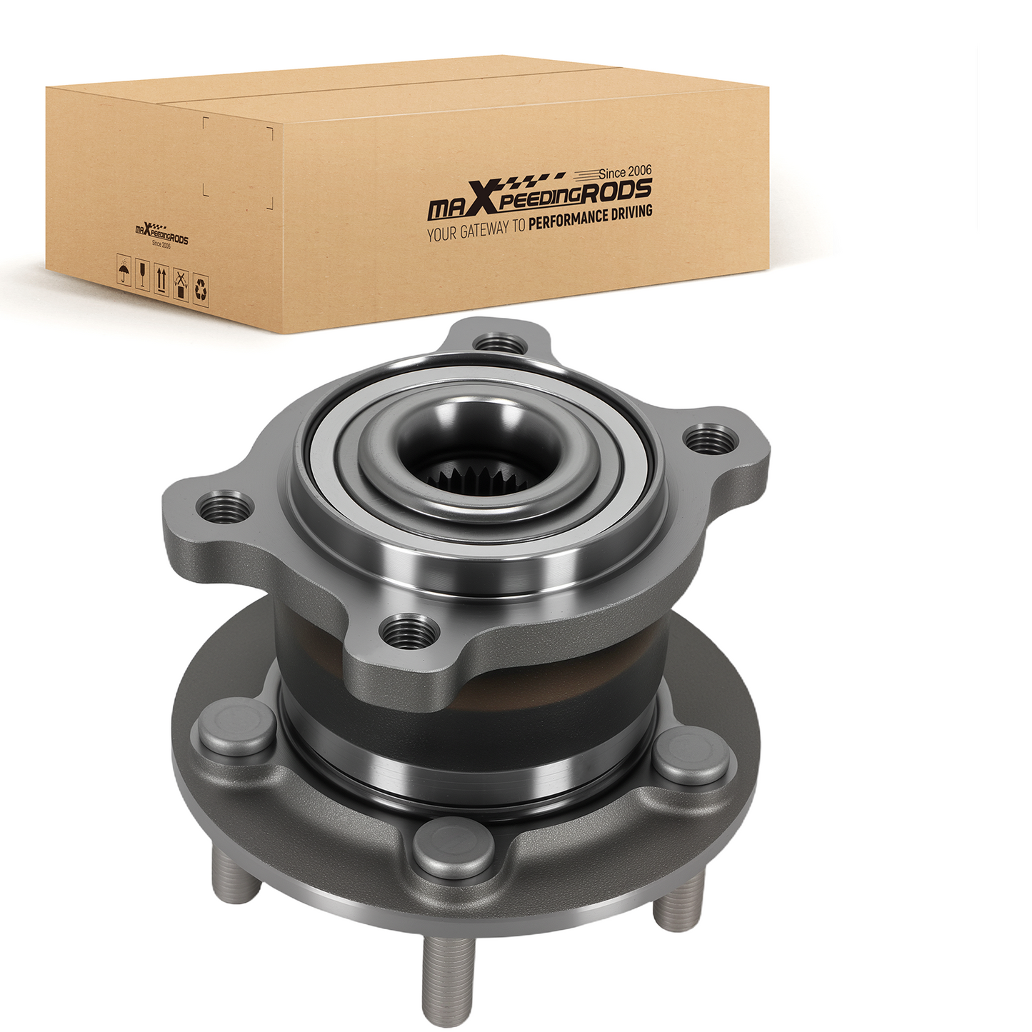 1pc Rear Wheel Bearing Hub compatible For Lincoln MKC Reserve AWD 2017-2018 512500 ABS