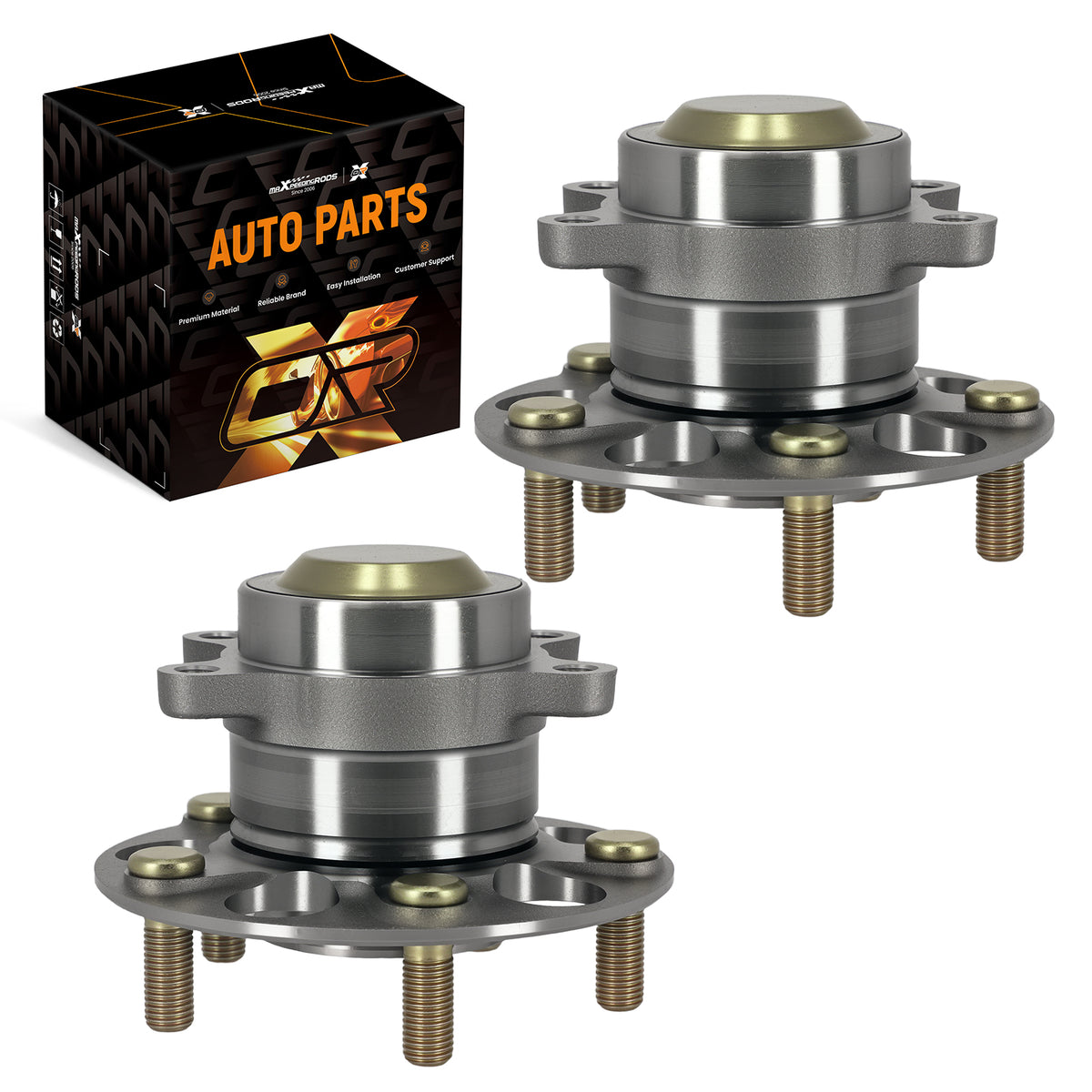 5-Bolt Rear Wheel Hub Bearing compatible For Honda Civic HF LX 2013-2015 512503 compatible For FWD