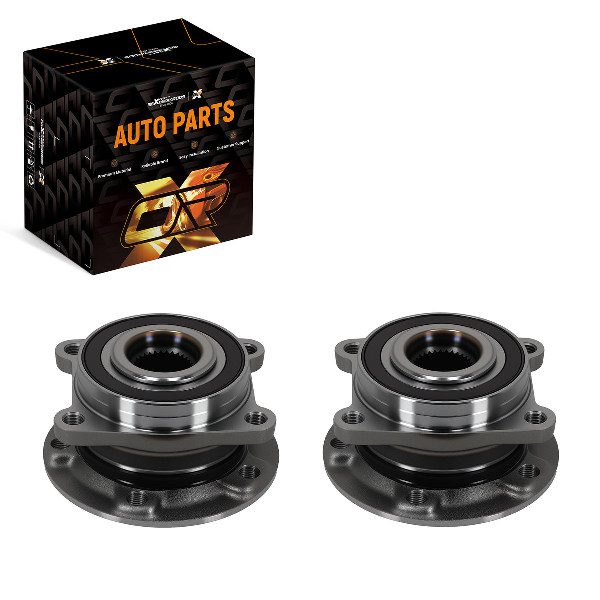 2pcs Rear Wheel Hub Bearing compatible For Jeep Cherokee 2014-2023 512513 WA512513