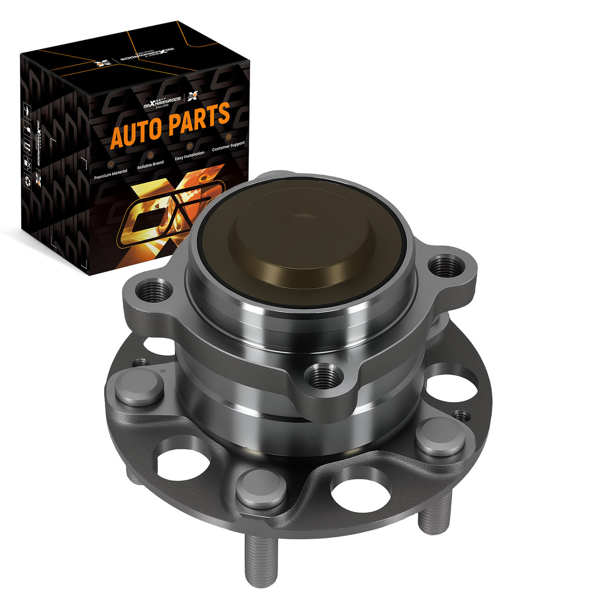 Rear Wheel HubBearing Assembly compatible For Honda Accord 2.0L 2014-2017 WE61863 ABS