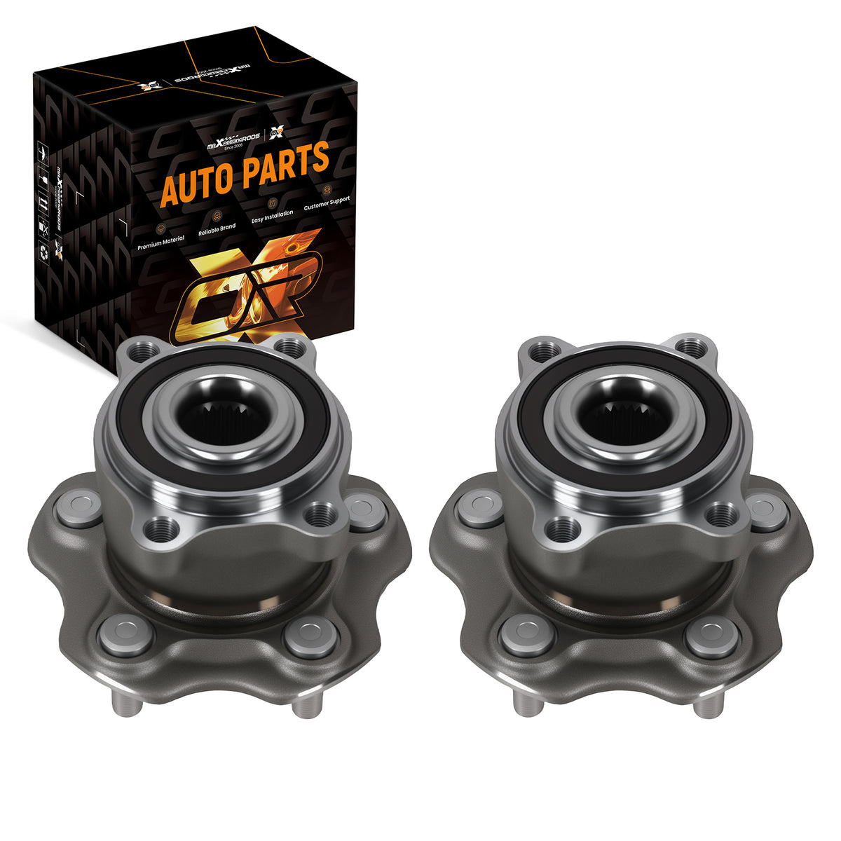 Rear Wheel HubBearing Set compatible For Infiniti JX35 QX60 Pathfinder 2013-19 512548