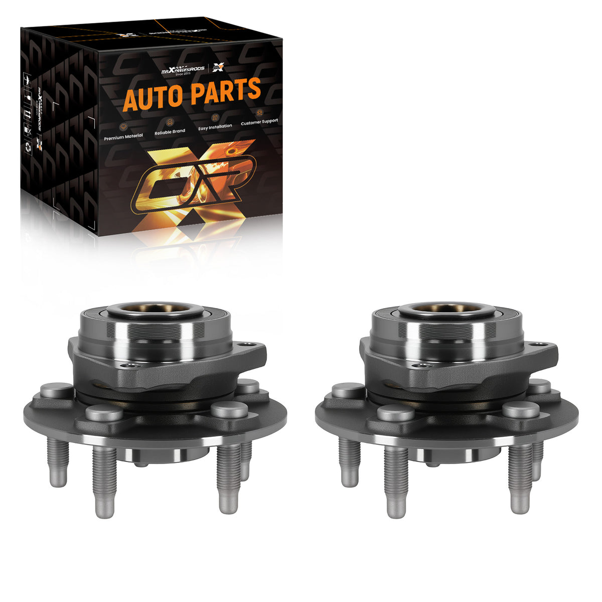 Pair Front Wheel HubBearing Assembly compatible For BUICK ENVISION 29512579 5 Bolt