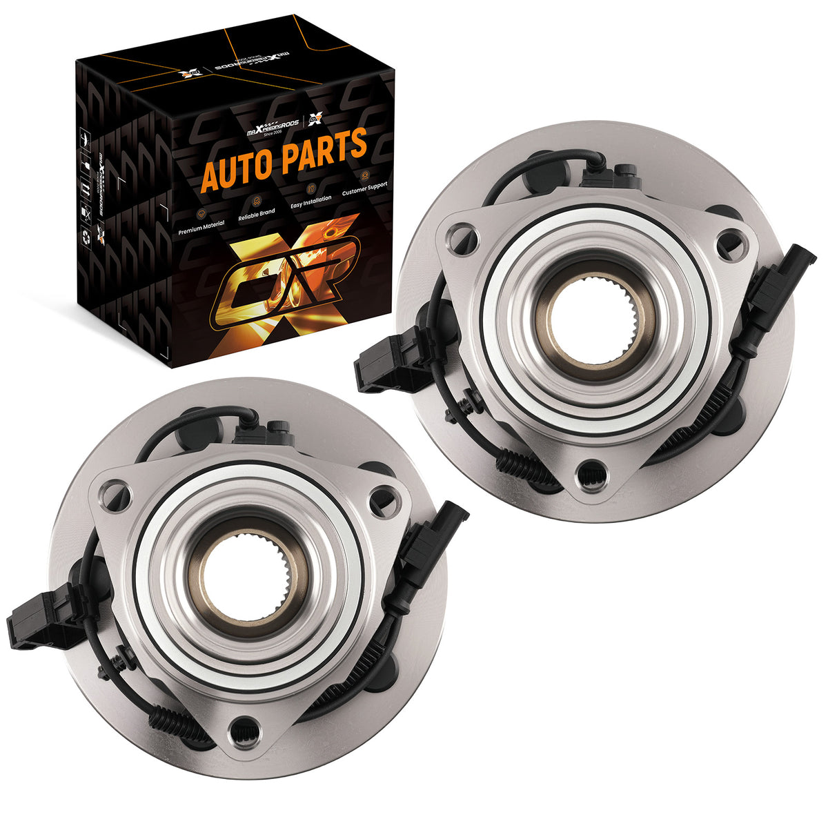 Front Wheel HubBearing compatible For Ram Dakota 2011 513229 40267002E 5 Lugs ABS