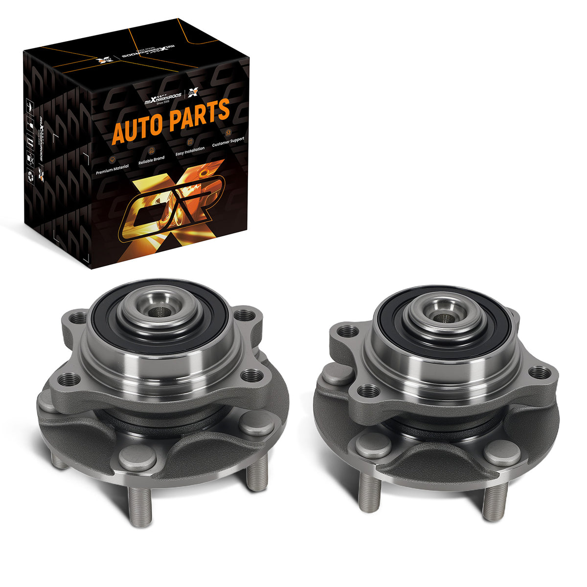 5 Bolt Front Wheel Hub Bearing compatible For INFINITI G35 compatible For NISSAN 350Z 03-09 H513268