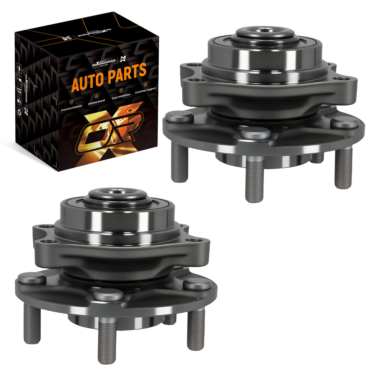 5 Bolt Front Wheel Hub Bearing compatible For INFINITI G35 compatible For NISSAN 350Z 03-09 H513268