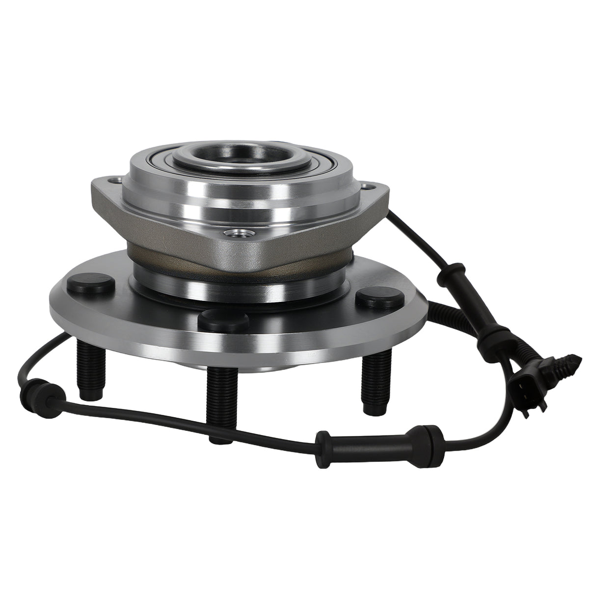 Pair Front Wheel Hub Bearing Assembly Kit compatible For JEEP WRANGLER 2007-10 513272 ABS