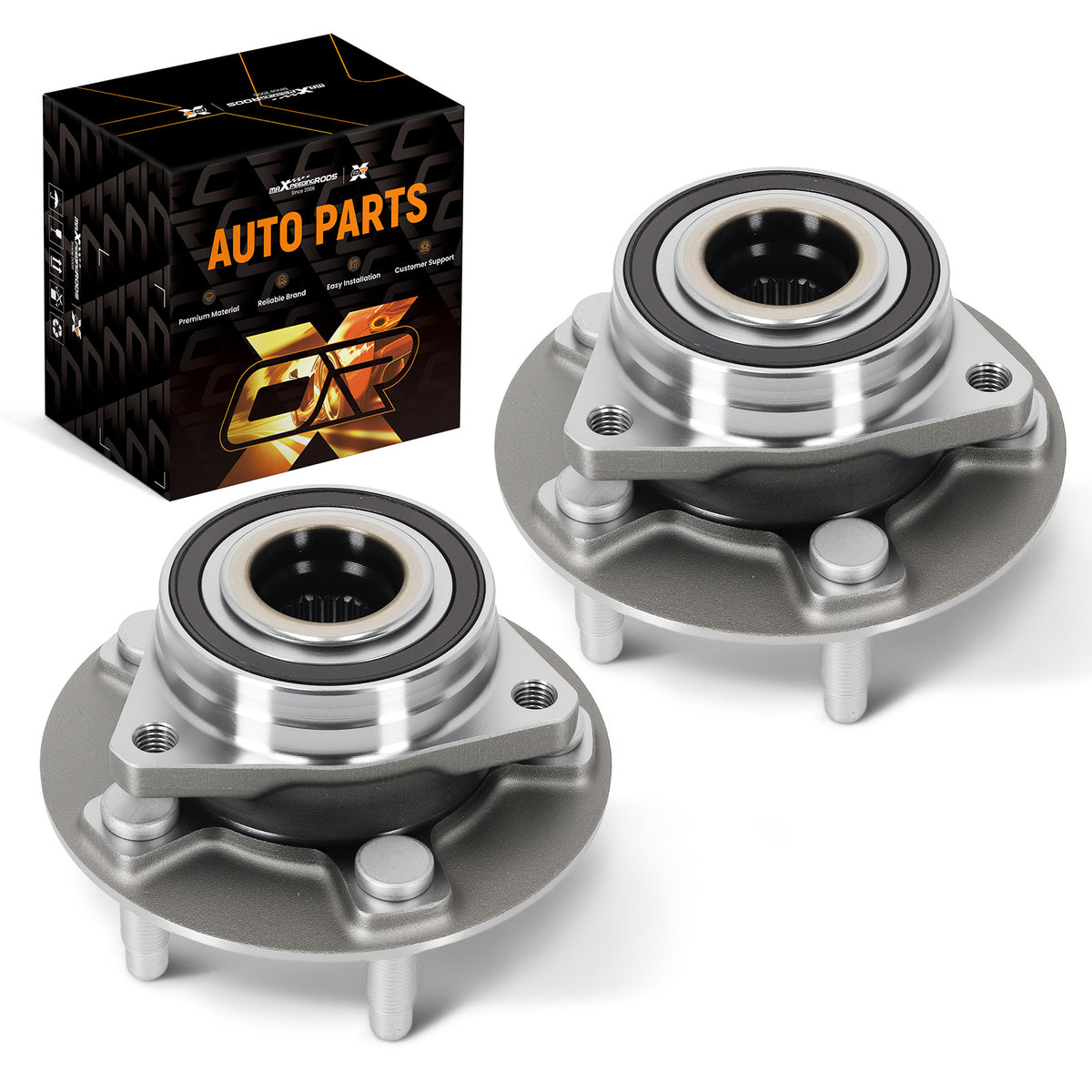 Front/Rear Wheel Hub Assembly compatible For Chevrolet Camaro SS LT LS 2014-2015 WE60902